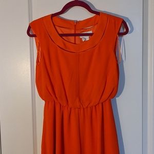 Orange High-Low Jessica Simpson Dress